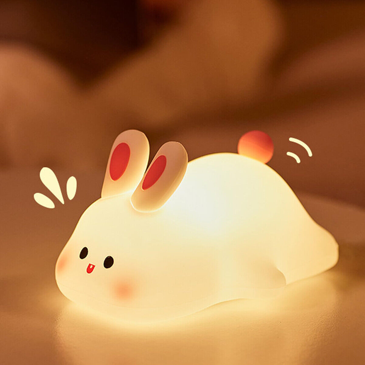 Silicone Bunny Rabbit Night Light